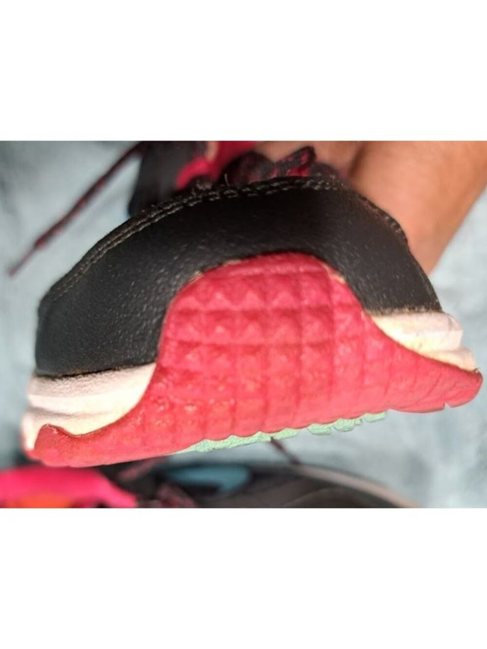 Nike Womens Wild Trail 643074-001 Black Pink Running Shoes Sneakers Size 10 - Picture 8 of 13